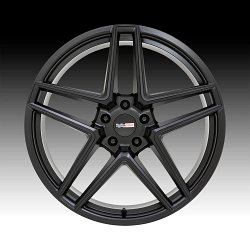 Cray Panthera Semi Gloss Black Custom Corvette Wheels 3